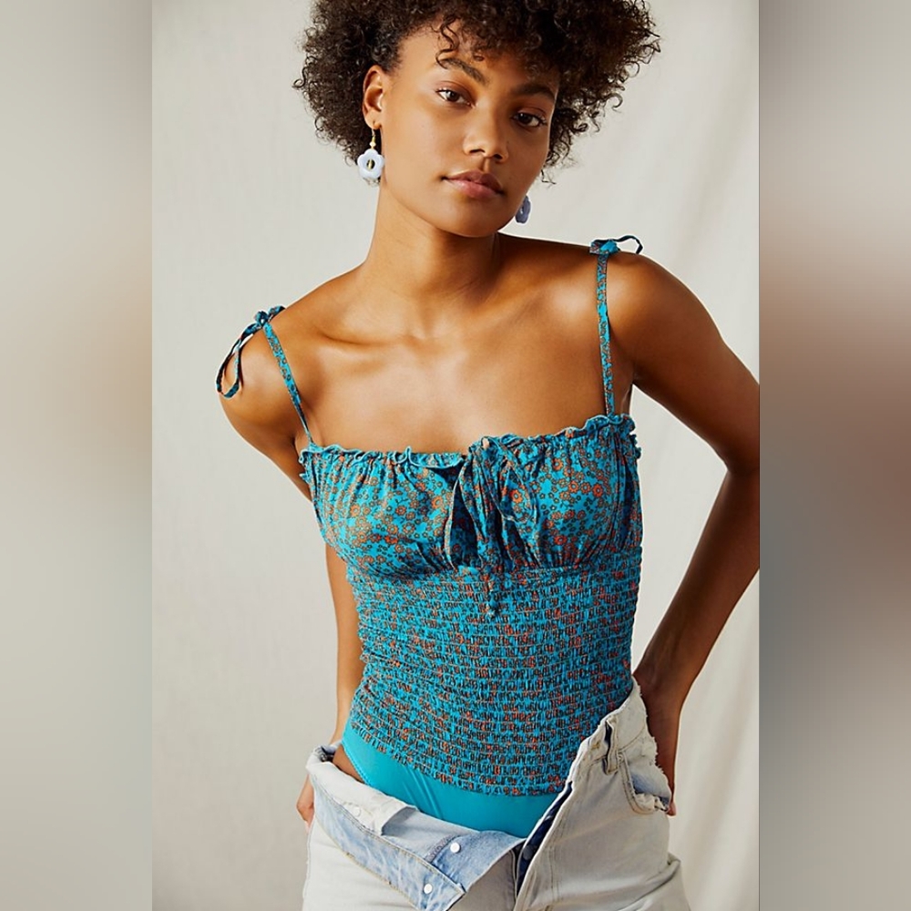 Free People Bardot Bodysuit nwot size small